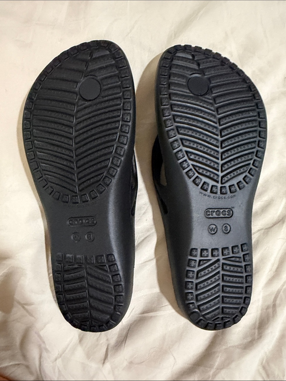 CROCS Black Classic Foam Flip Flops - Picture 3 of 4